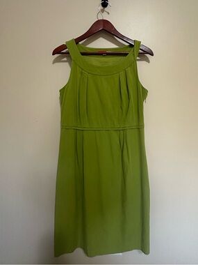 Boden Green Sleeveless Scoop-Neck Dress Size 6
